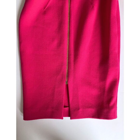 Roland Mouret Lyford One-Shoulder Midi Dress Magenta Size 4 - Picture 8 of 12